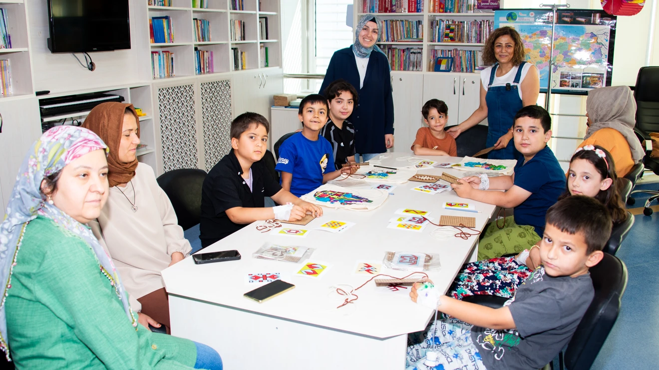 Morale events were organized for children receiving treatment